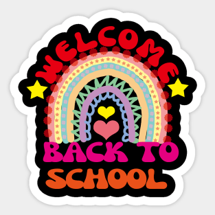 Welcome Back To School Sticker